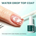 Nailpop Water Droplet Top Coat – HEMA/TPO-Free 3D No-Wipe Gel