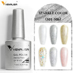 VENALISA HEMA-Free Nail Gel Polish – 120 Colors, Full Coverage Soak-Off Gel