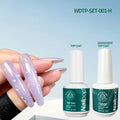 Nailpop 3D Water Droplet Top Coat – No-Wipe Gel, 5s Quick Forming