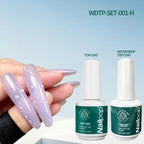 Nailpop 3D Water Droplet Top Coat – No-Wipe Gel, 5s Quick Forming