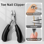 Professional Curved-Blade Toenail Clipper – Ingrown & Thick Nail Cutter
