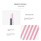 Pink Silicone Nail Carving Brush Set – Emboss &amp; Sculpture Shaping Pens, 5 Pieces