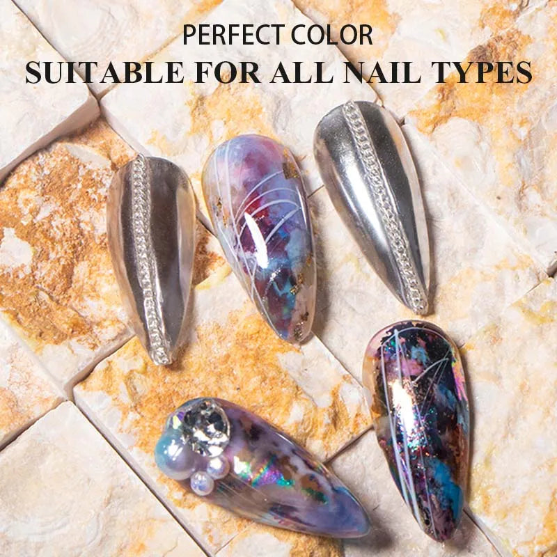 Perfect Color Nail Foil Glue Gel Line – Foil Glue & Top Coats, 8ml