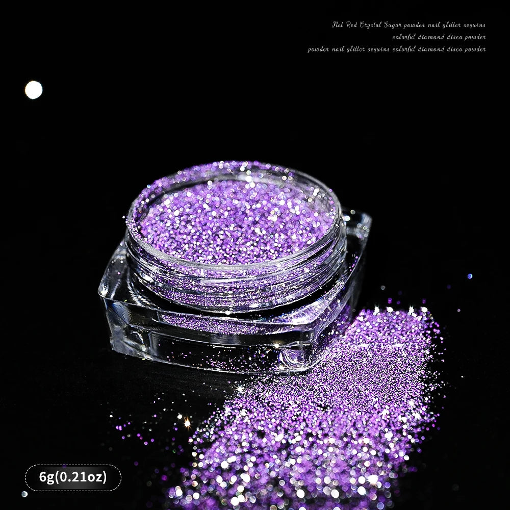 1Jar Moonlight Pearl Pink Gradient Nail Glitter Chrome Nail Powder Aurora Blusher Rubbing Dust Shell Mirror Pigment Nail Art Dec