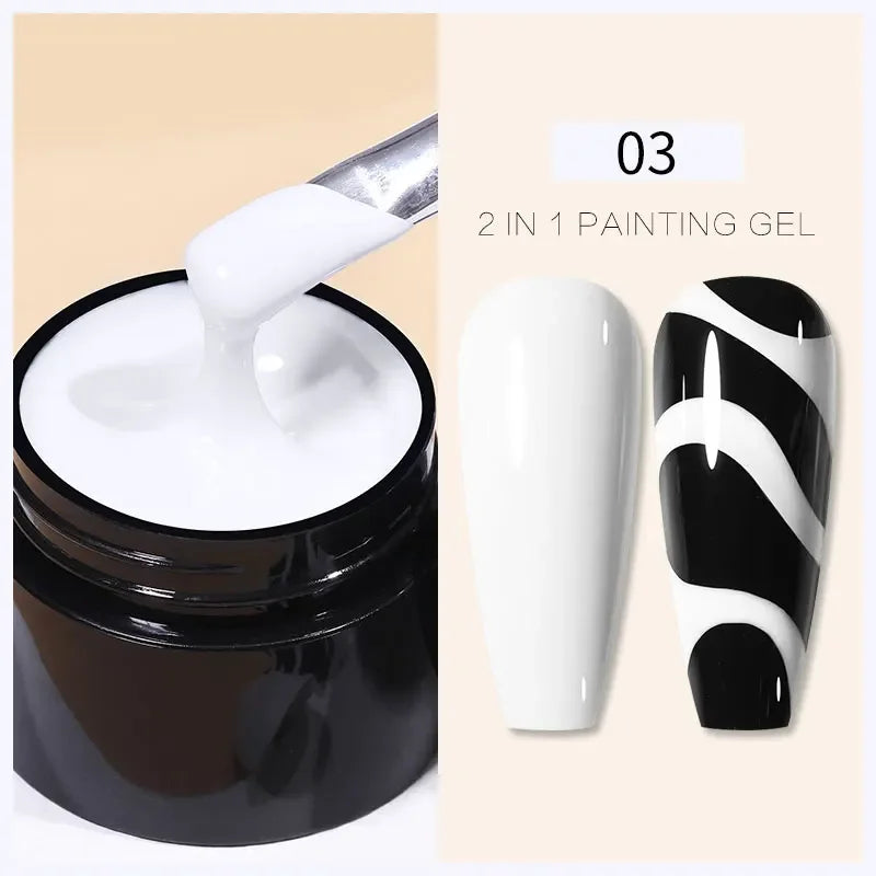 BORN PRETTY PVC Soft Solid Gel Polish 5g Transparent Clear Function Gel Mirror Power 3D Sculpting Creative Modeing Nail Art