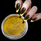 9D Sparkly Chameleon Magnetic Nail Powder – Holographic Cat Eye Chrome Pigment