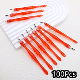100Pcs Red