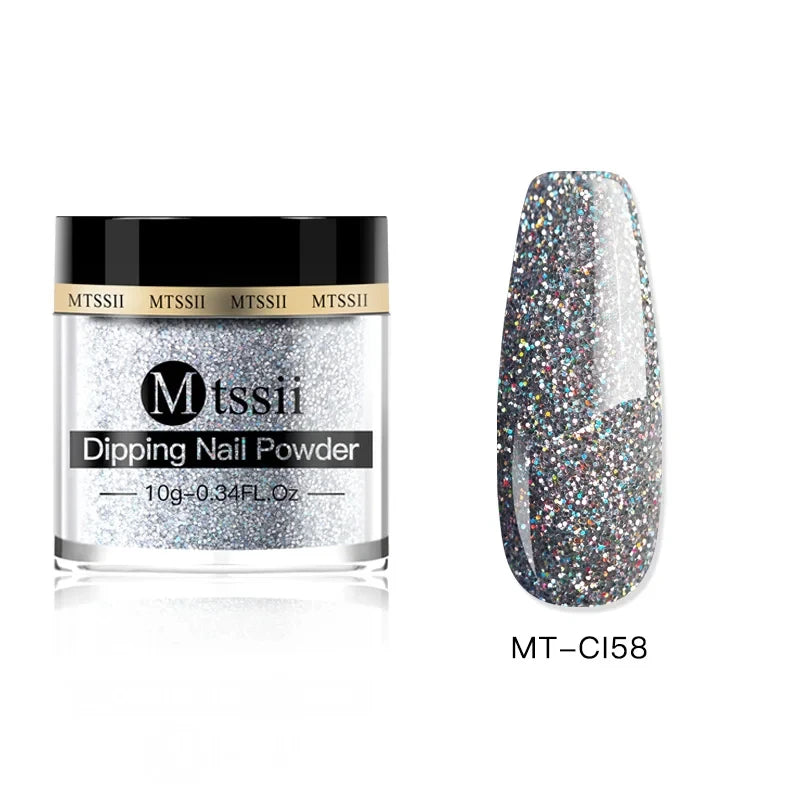 Mtssii 5g/10g Dipping Nail Powder Natural Dry For Manicure Nails Accessories No Need Lamp Cure Acrylic Powder Dipping System