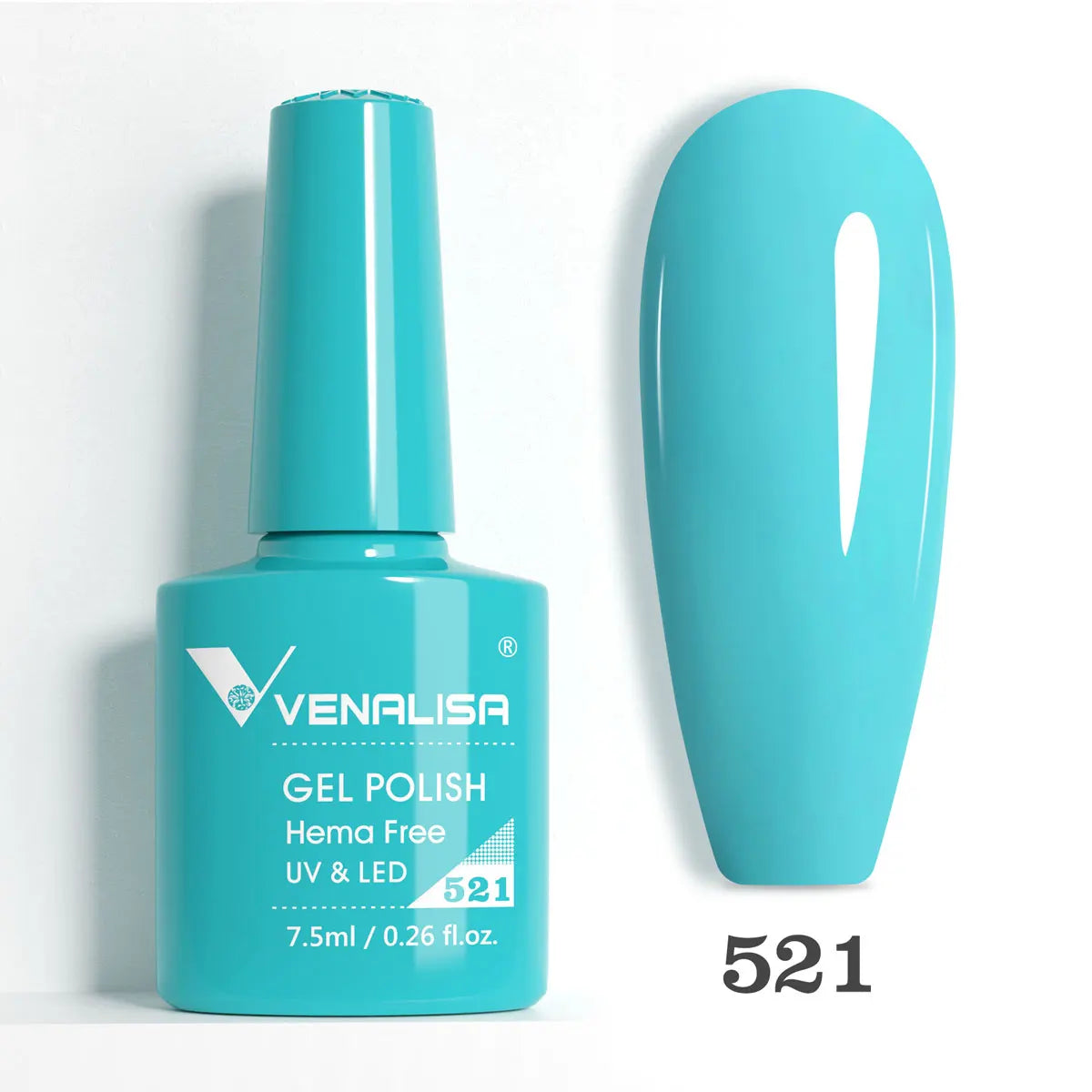 VENALISA 7.5ml Nail Gel Polish VIP5 HEMA Free Semi Permanent Soak off UV LED Nail Gel Varnish Full Coverage Nail Gel Lacquer