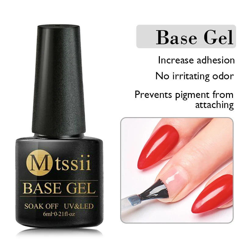 Mtssii Glitter Sequins Gel Nail Polish – Sparkling Soak-Off UV/LED Gel