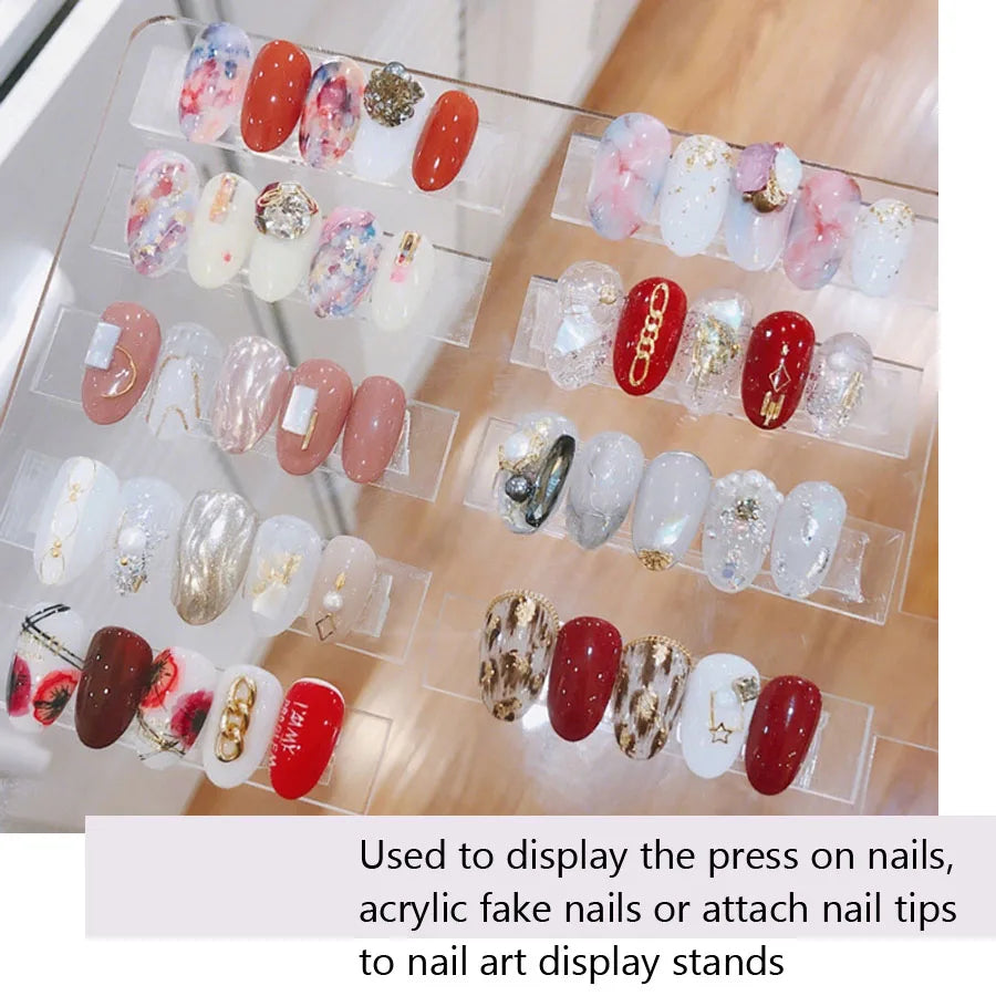 Art lalic Clear Double-Sided Nail Tape – Waterproof Removable Adhesive Roll
