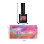 FTMY Glitter Gel Nail Polish Set – 10 Shiny, Long-Lasting Shades
