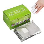 1000Pcs Aluminium Foil Nail Wraps – Gel & Acrylic Soak-Off Tool