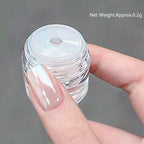 NICOLE DIARY Aurora Nail Powder – Pearlescent Rubbing Dust Pigment