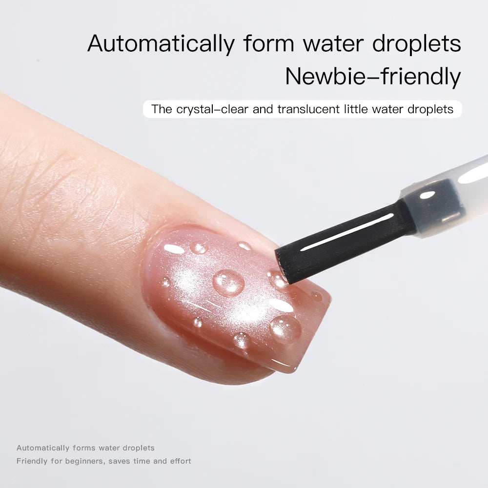 MAFANAILS 3D Water Droplet Top Coat – Clear Summer Nail Art Gel