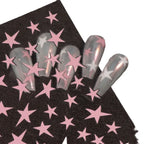 Water Transfer Nail Stickers – Summer Inscription & Ribbon Decals
