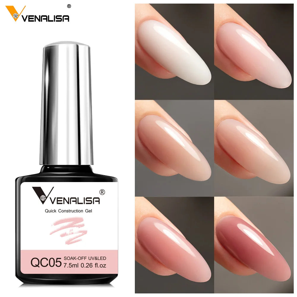 VENALISA Quick Construction Jelly Gel – Nail Strengthener, 7.5ml
