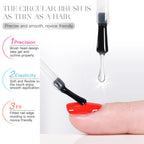 Mxsi Strong Base Coat & No-Wipe Top Coat – Self-Leveling French Manicure Gel