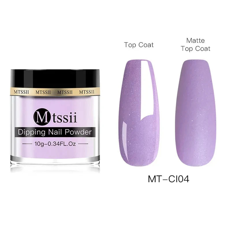 Mtssii 5g/10g Dipping Nail Powder Natural Dry For Manicure Nails Accessories No Need Lamp Cure Acrylic Powder Dipping System