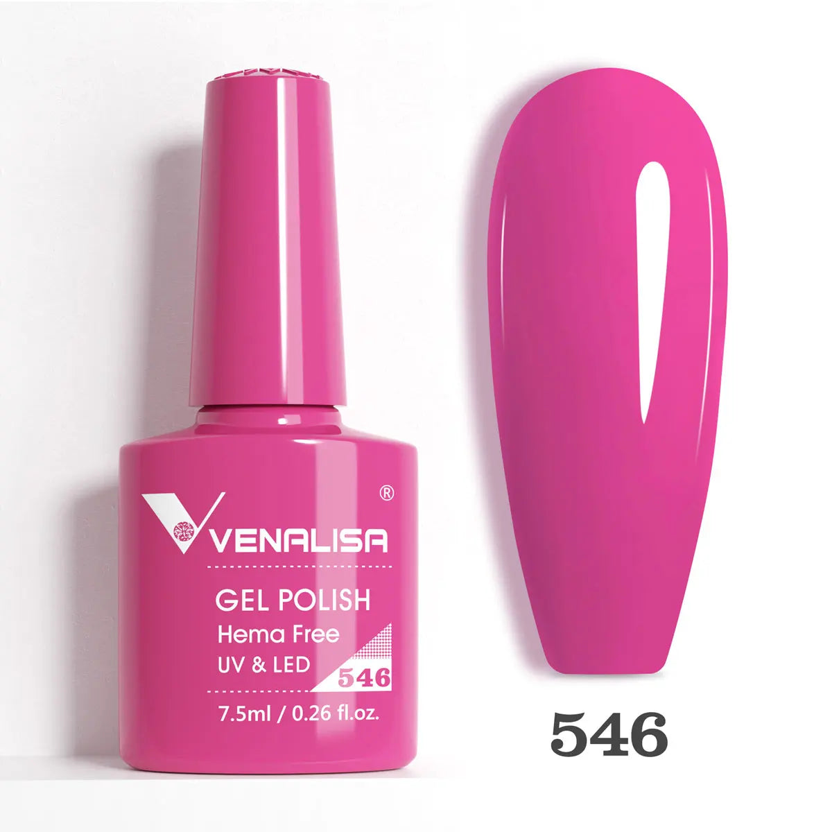 VENALISA 7.5ml Nail Gel Polish VIP5 HEMA Free Semi Permanent Soak off UV LED Nail Gel Varnish Full Coverage Nail Gel Lacquer