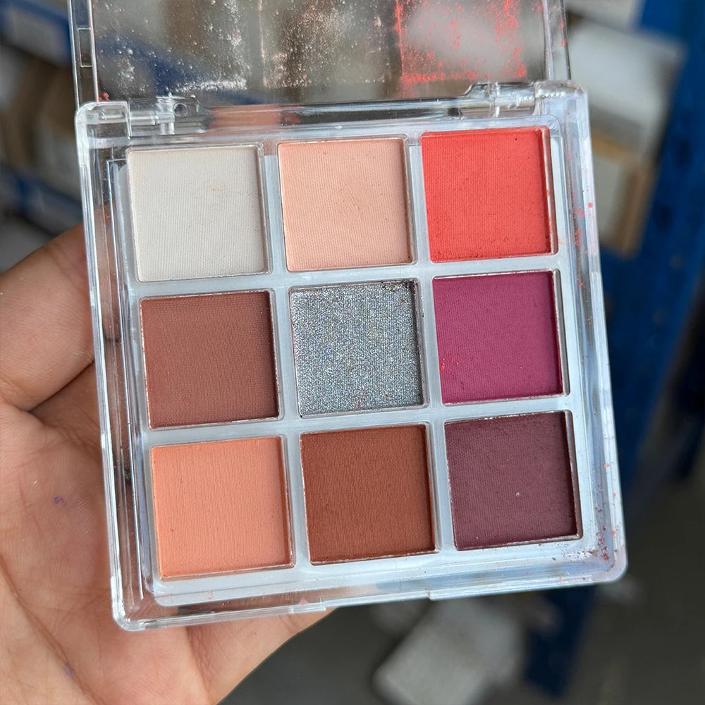 16Grids Solid Patting Nail Art Powders High Saturation Palette Rubbing Powder Gradient Matte Pat-Pat Manicure Polish Deco Powder
