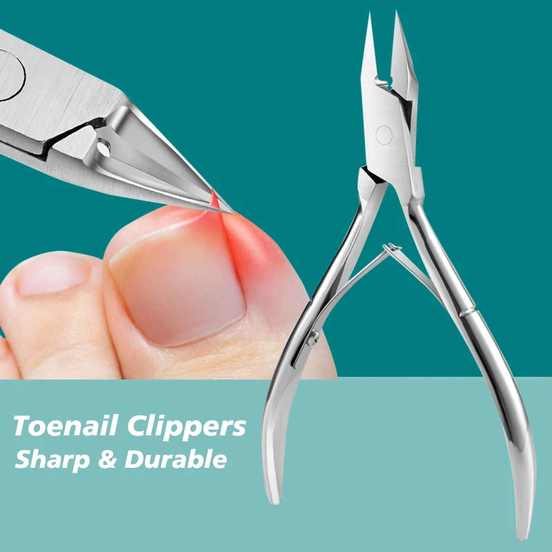 Toenail & Cuticle Edge Nipper – Ingrown Nail Clipper Dead Skin Remover