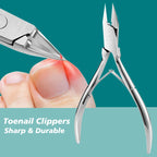 Toenail & Cuticle Edge Nipper – Ingrown Nail Clipper Dead Skin Remover