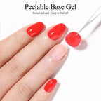 BORN PRETTY Peel Off Base Gel & Super Top Coat – Soak-Off Gel Polish System