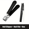 Black Nail File Box