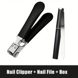 Black Nail File Box