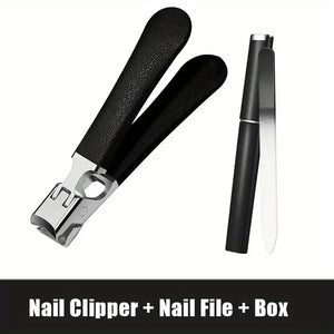 Black Nail File Box