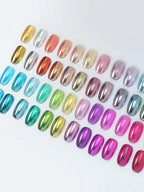 Saviland 28-Piece Chrome Nail Powder Set – Metallic Mirror & Holographic Pigments