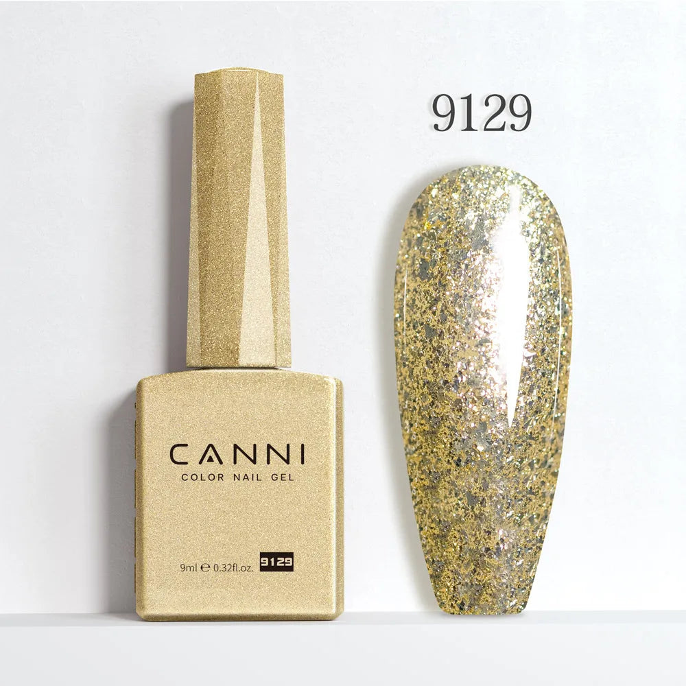 CANNI 9ml Gel Nail Polish 144Colors HEMA/TPO FREE Gorgeous Color Full Coverage Soak Off UV LED Semi Permanent Gel Varnish  Nails