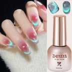 Reflective Rainbow Magnetic Gel Nail Polish – Dynamic Cat Eye Effect