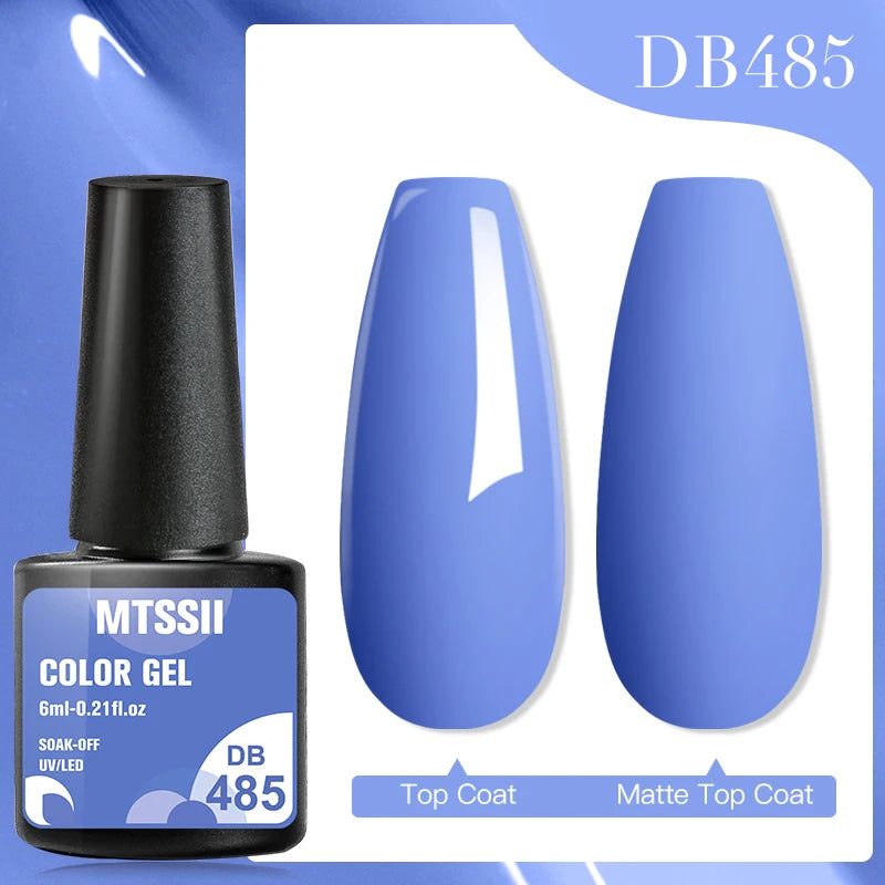 Mtssii Glitter Sequins Gel Nail Polish – Sparkling Soak-Off UV/LED Gel
