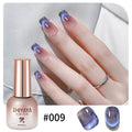8ml Reflective Magnetic Gel Nail Polish Rainbow Effect Soak Off Gel Semi Permanent Glitter Dynamic Cat Eyes Nail Art UV Gel