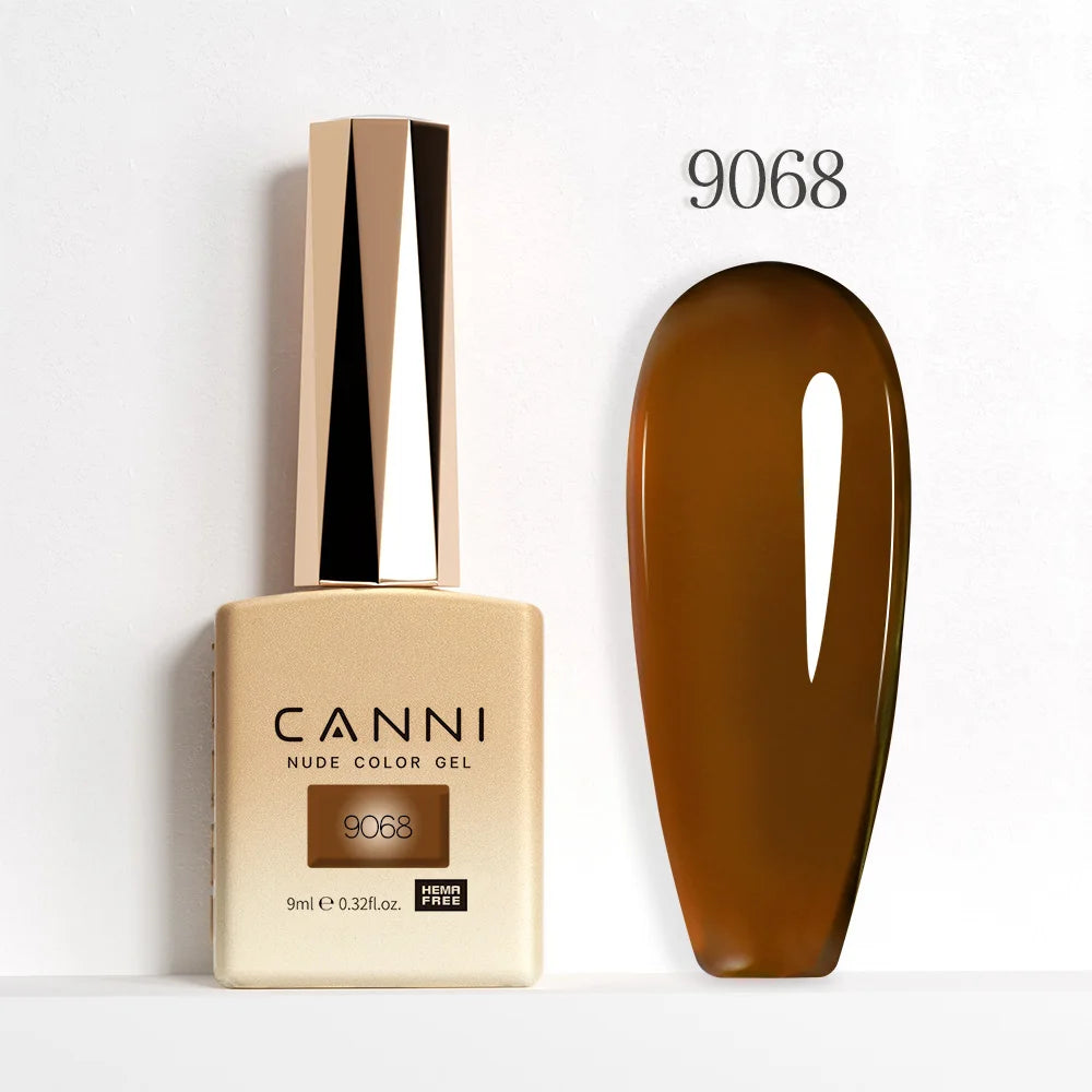 CANNI 9ml Gel Nail Polish 144Colors HEMA/TPO FREE Gorgeous Color Full Coverage Soak Off UV LED Semi Permanent Gel Varnish  Nails