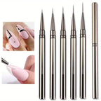 FUMOSIK Nail Art Liner Brushes – Hand-Painted Drawing Pens for Acrylic & UV Gel